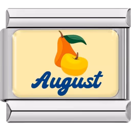 August Fruit Charm Silver