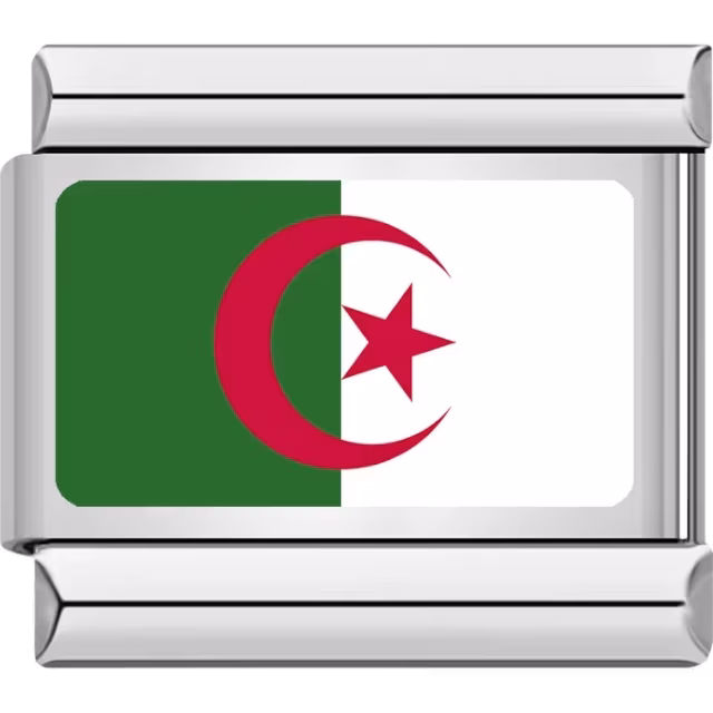 Algeria Flag Charm