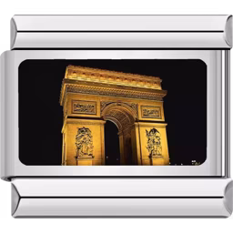 Arc de Triomphe Charm Silver