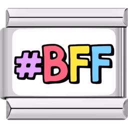 #BFF Charm Silver