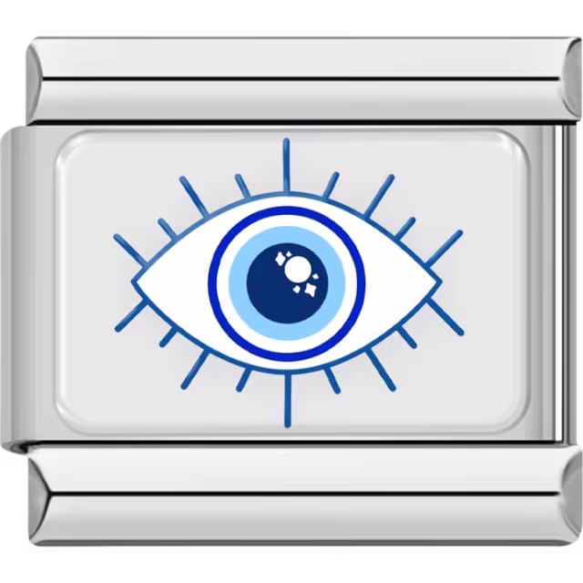 Blue Evil Eye Rays Charm